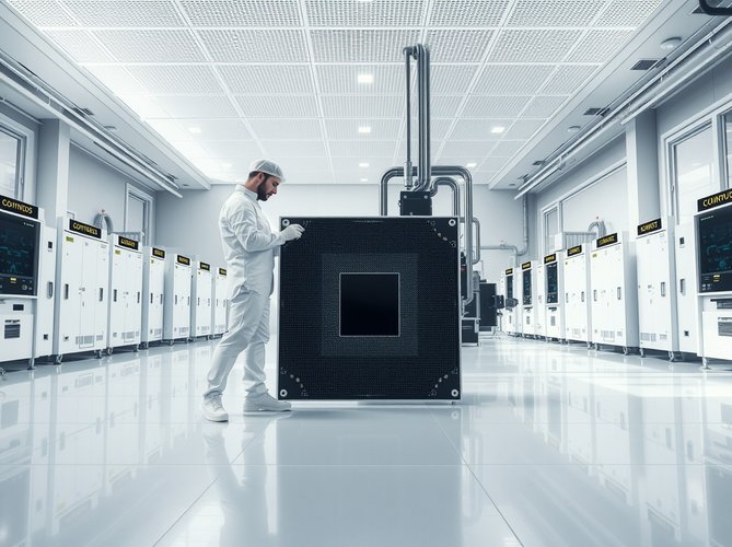 Terafab semiconductor manufacturing facility official product photo