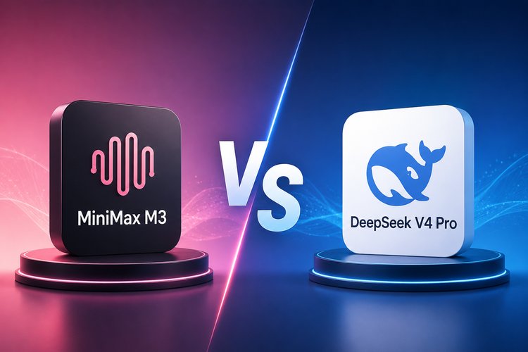 DeepSeek and MiniMax official product photo