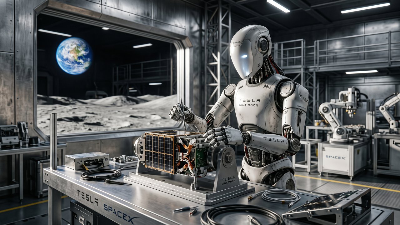 Spacex plans robotic satellite factories on the moon to slash launch costs