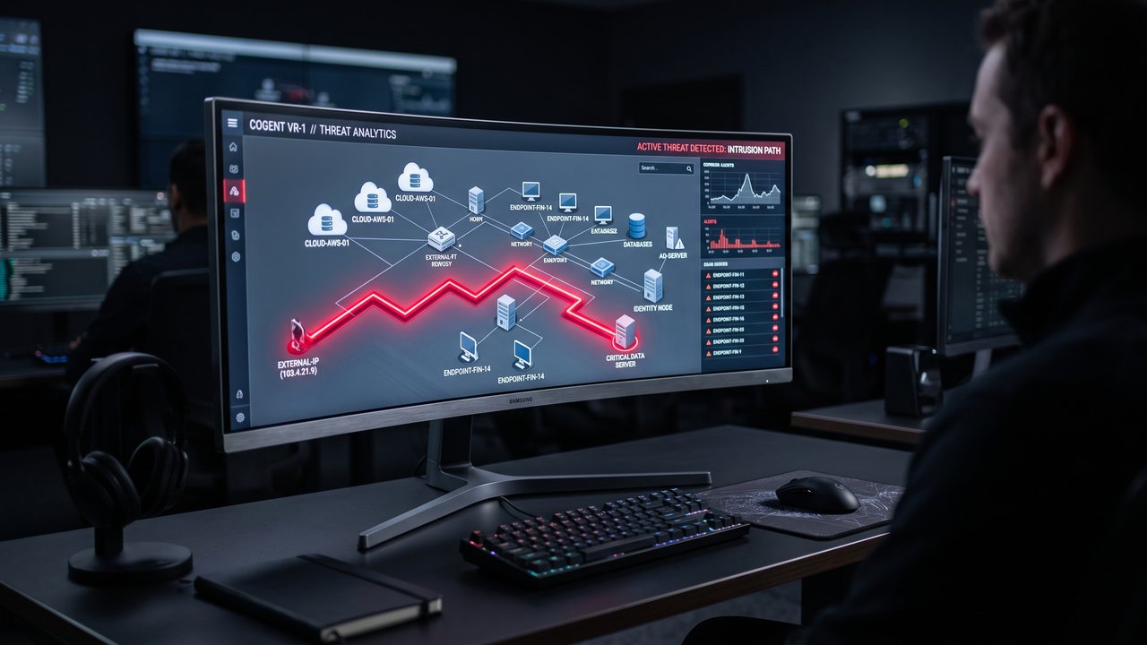 Cogent VR-1 simula percorsi d'attacco per contrastare l'AI offensiva