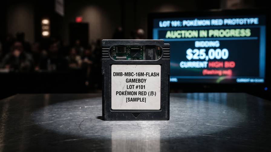 A never-documented Pokémon Red prototype starts at $25,000 at auction