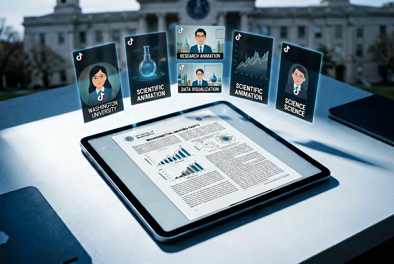 Papertok: AI tool turns academic papers into viral videos