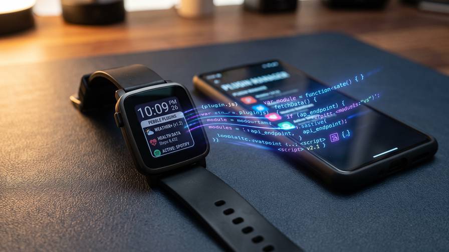 Pebble OS adds plugins: fewer apps, shared data across watch faces