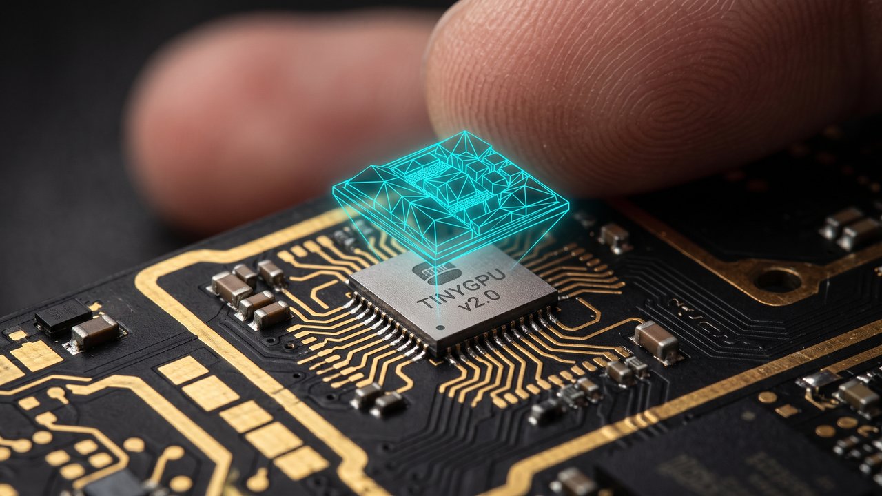TinyGPU v2.0 renderizza grafica 3D a 15 FPS con soli 240mila transistor