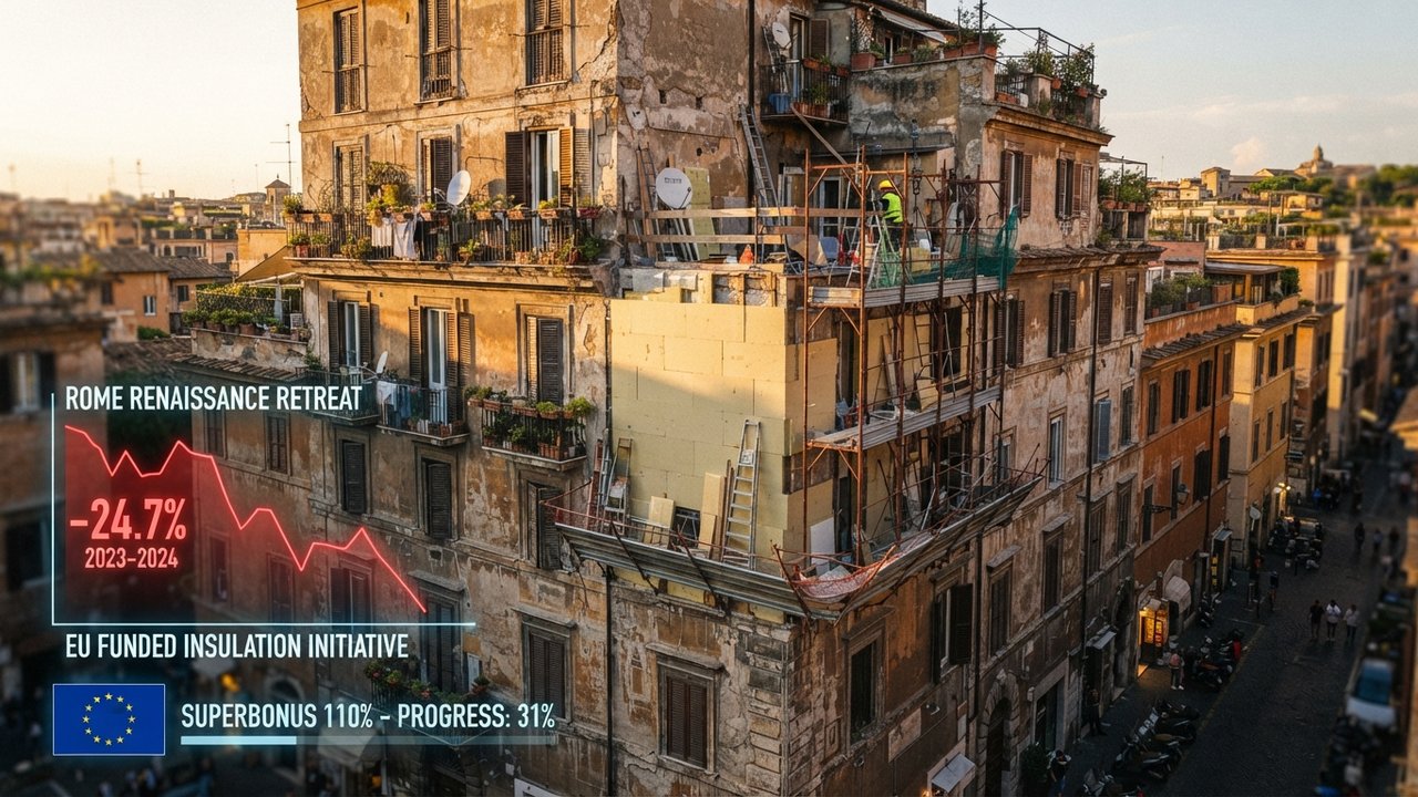 Efficienza energetica case, l'Italia ultima nell'UE per riqualificazioni