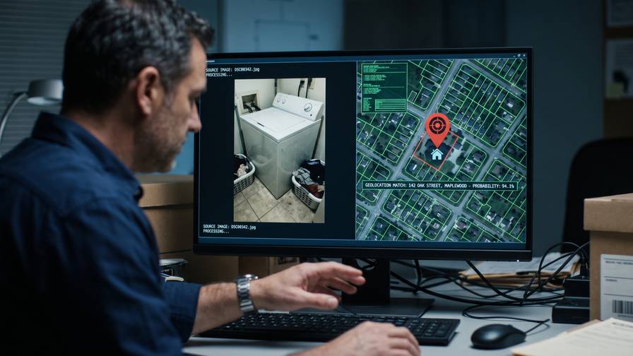 Police can locate homes from one interior photo, even a washing machine