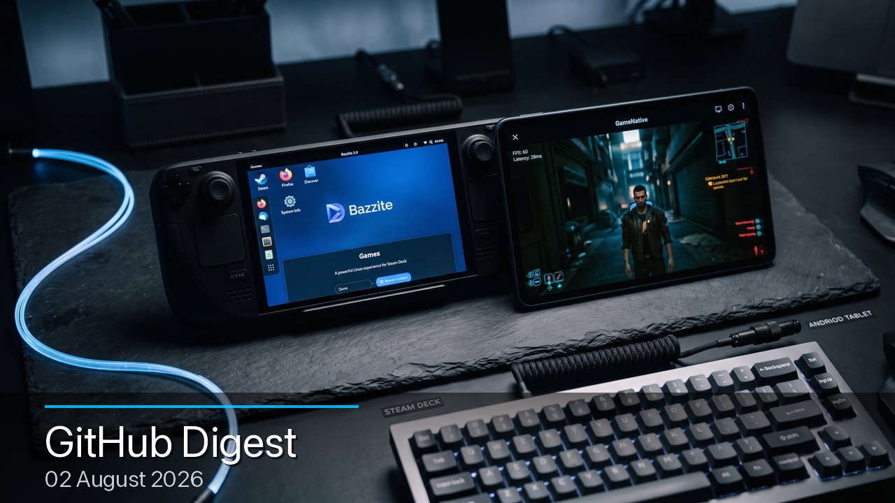 GitHub Digest — 02 Agosto 2026