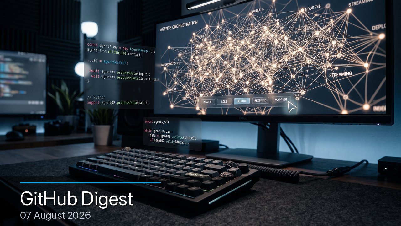 Github digest — august 7, 2026