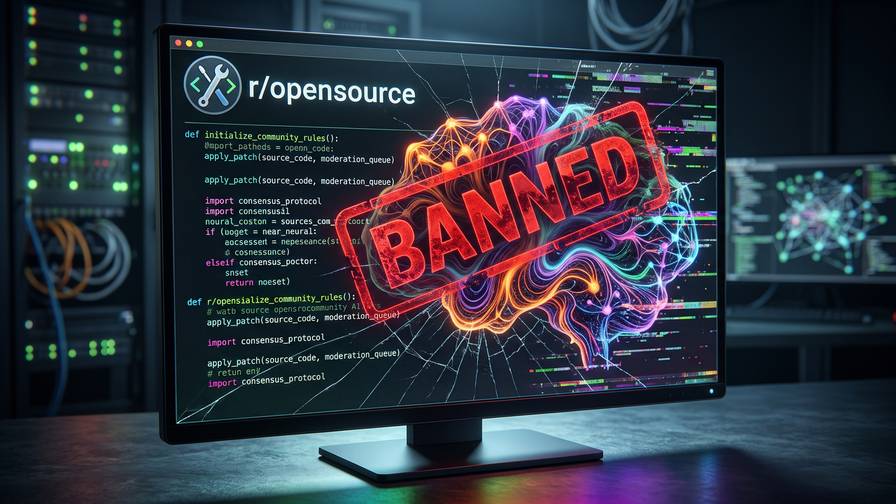 r/opensource bans AI projects and non-English speakers