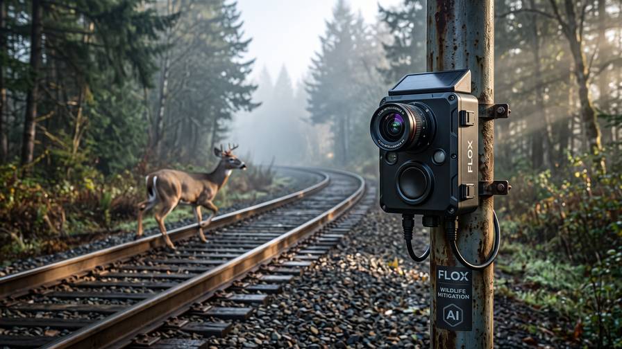 Flox Intelligence uses AI to keep wildlife off rail tracks, runways and roads
